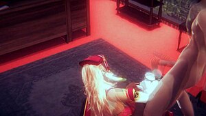 Genshin impact anime adventure with yangfei