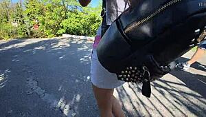 part 1: naughty play with a girl en route to sea