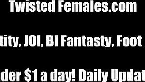 Mistress Dominates Slave in Painful BDSM Session from POV