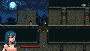 Nayla's Castle Hentai Game Ep 1: Succubus Futanari Cums Twice Inside Zombie Girls After Wild Fight