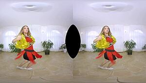Virtual reality porn with cheerleaders in 101 mode