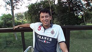 Elisa Sanches meets fans for anal orgy fun