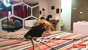 Room casting with julissa venezolana, bent over for vagina and ass licking until orgasm