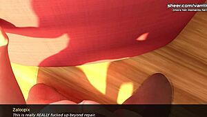 Dual family spying ignites passion with hot milf's big boobs and ass