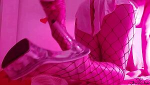 Teen Masturbates with Food on Halloween