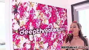 After Playing With A Toy Checking The Depth Of Her Throat PASSIONATE Bella Rolland Proceeded To The Sweetest - Cock