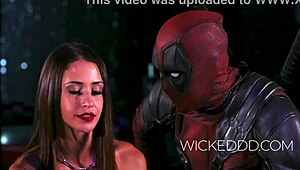 Jennifer White in Deadpool Cosplay Bar Pickup