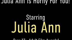 I can't stop fingering myself, Julia Ann, in this wild solo. My big ass and dirty talk drive me crazy!