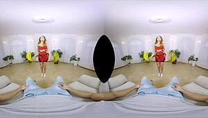 Virtual reality porn with cheerleaders in 101 mode
