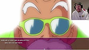 Uncensored dragon ball android quest for the ballz with monster blowjob