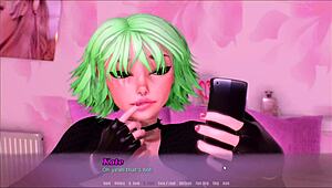 Step Sister's Taboo Hentai Photoshoot Teases Emo Slut Outfit