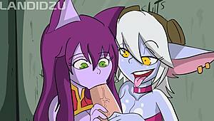 watch these yordles sucking and assfucking at the glory hole