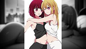 Ruby Hoshino's hentai compilation from Oshi no Ko