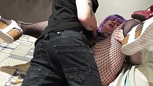 my busty friend with big tits getting cock sucked