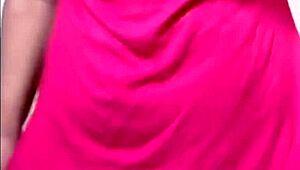 my wife showing off on webcam