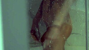 Casey Donovan Peeps On David Galager In Shower For Intense Handjob And Blowjob