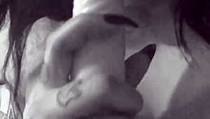 Play with my wet pierced nipples!