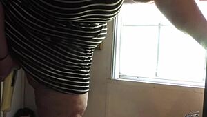 Watch SSBBW's Standing Orgasm by the Window!