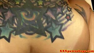 Closeup of amateur babe getting doggystyle from behind in reality video