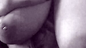 Play with my wet pierced nipples!