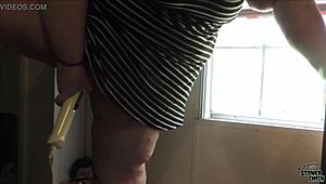 Watch SSBBW's Standing Orgasm by the Window!