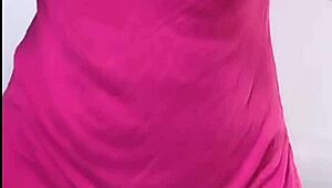 my wife showing off on webcam