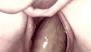 Amateur Babyybutt Seduces Husband into Wild DVP Creampie with Condom Twist