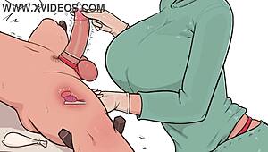 Prostate Lesson Turns Into Sensual Anime Massage