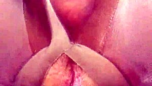 Gay stud pounded with dildo until squirting