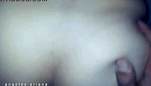 My big tits bounce as his monsta cock roughly fucks my ass, fillin it with cum. Oh god, it's so deep!