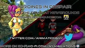 yo, check these hentai heroines in despair!