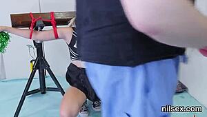 i brought frisky kitten for intense anal therapy