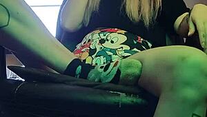 stepsister lights up a cigarette in a casual old-school vibe