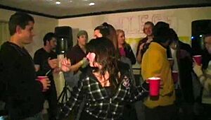 college preggo in fishnets sucks college cock for cumshot