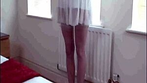 bratty stepsister teases while you jerk off to her