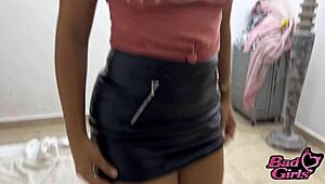 Amateur teen gets cuckolded by her stepfather and his small cock