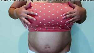 the more i play with these lactating milf boobs, the more engorged they get