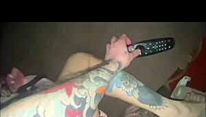 my cuzin wife came into my room at night and fucked me with her latina cock, gaping anal style