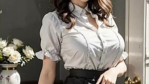 3DアニメヘンタイアジアンメイドがASMR音でオナニー。