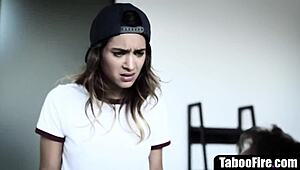 hey, guess what? my step-sister fucks step-brother to prove she's lesbian... crazy, right? 😲