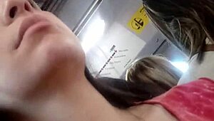 Hidden camera captures naked teen in candid street scene