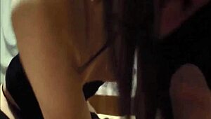 POV sex tape of amateur milf giving a handjob and getting fucked