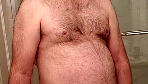 Nude Martin Lavallee Engages in Private Self-Pleasure Session