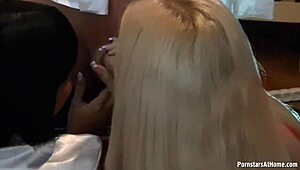 Laetitia Experiences Intense Emotions In Group Blowjob