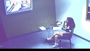 Hey, watch me jerk off solo in the office like a whore