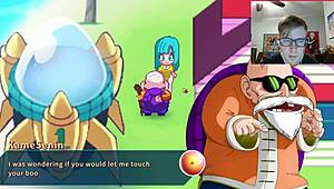 Master Roshi's treachery in the Kame Paradise 2 manga