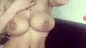 Girl dances in jam with cute undressing moves