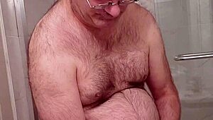 Nude Martin Lavallee Engages in Private Self-Pleasure Session