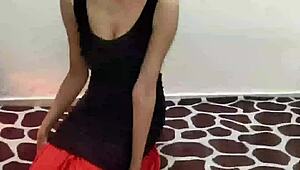 teen desi girl bent over by step uncle in empty house