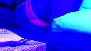 hey, watch this amateur black couple sucking cock in the blacklight room! it's so hot 🔥